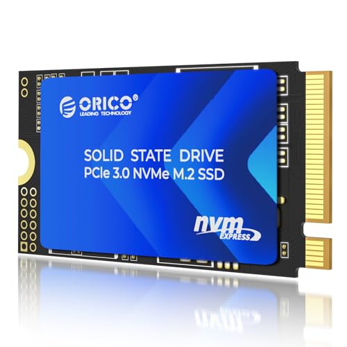 ORICO 1TB M.2 2242 NVMe SSD, PCIe 3.0 3100MB/s Lesen & 2500MB/s Schreiben, TLC NAND M2 SSD mit Kühlkörper aus Kupfer für Laptops, Mini-PCs, IoT-Geräte und Externe DIY-Laufwerke - J10-2242 ORICO 1TB M.2 2242 NVMe SSD, PCIe 3.0 3100MB/s Lesen & 2500MB/s Schreiben, TLC NAND M2 SSD mit Kühlkörper aus Kupfer für Laptops, Mini-PCs, IoT-Geräte und Externe DIY-Laufwerke - J10-2242 von ORICO