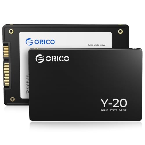 ORICO 1TB SSD SATA III 6Gb/s, 2.5“ Interne Solid State Festplatte, bis zu 500MB/s, Kompatibel mit Laptop und PC-Desktops-Y20 von ORICO
