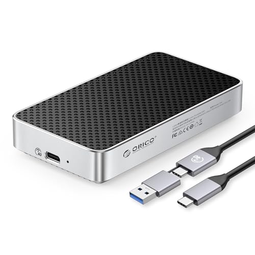 ORICO 1TB USB 4.0 Externe SSD 3800 MB/s (40 Gbit/s), Ultraschnelle, Portable NVMe SSD, Kompatibel mit Thunderbolt 3/4, lüfterloses Aluminium-Design für Fotografen und Videoeditoren – X40 ORICO 1TB USB 4.0 Externe SSD 3800 MB/s (40 Gbit/s), Ultraschnelle, Portable NVMe SSD, Kompatibel mit Thunderbolt 3/4, lüfterloses Aluminium-Design für Fotografen und Videoeditoren – X40 von ORICO