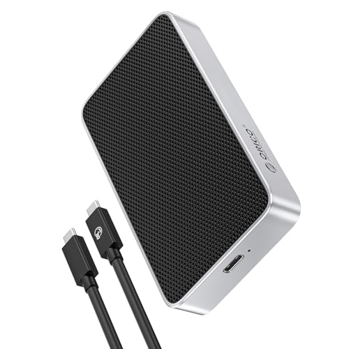 ORICO 4TB 80Gbps Externe SSD 5800MB/s - Ultraschnelle NVMe SSD, Thunderbolt 5/4/3 kompatibel, Lüfterloses Alu-Design für Fotografen & Videoeditor X50 von ORICO