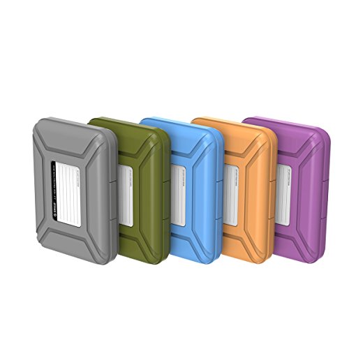 ORICO Aufbewahrungsbox Schutzboxen Taschen Gehäuse 5 Stück Sind Passend für 3,5 Zoll Festplatten von ORICO