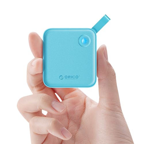 ORICO Portable SSD 4 TB mit 2 in 1 USB C Kabel, Externe Solid State Drives, bis zu 460MB/s, Statusanzeige, zuverlässiger Speicher für USB-C Smartphone, Tablet, PC - B5PLUS von ORICO