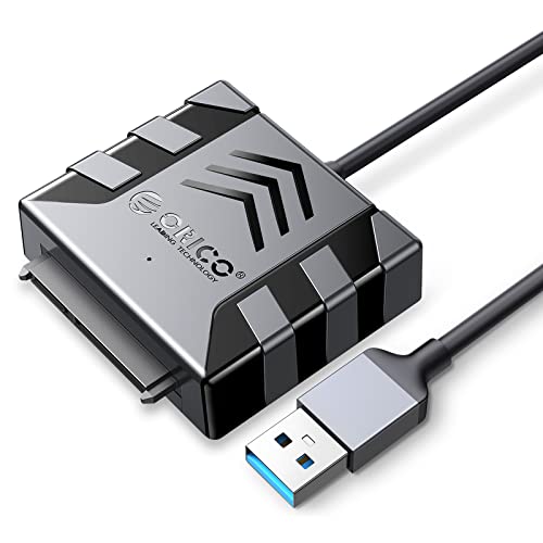 ORICO SATA Kabel Adapter,USB 3.0 zu SATA III Kabel für 2,5 Zoll HDD/SSD Festplatten,Unterstützt UASP,mit 100cm Kable (S1-3A-10) von ORICO