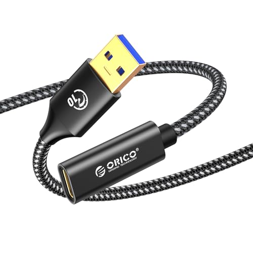 ORICO USB C Buchse auf USB 3.0 Stecker USB A auf 10Gbps USB3.2 Gen 2 Adapter Kabel, USB A auf USB C Buchse für USB 3.2 Gen1/USB3.1 Gen2 Kompatibel mit Typ-C Handy, Laptop, iPad 0,3M von ORICO