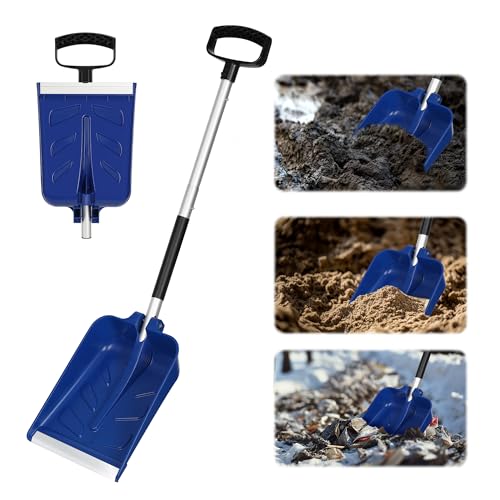 ORIENTOOLS Schneeschaufel Schwere Faltbare schneeschieber Metall mit zusammenklappendem Gartenarbeit Robuste und Effektive Schneeräumungswerkzeug von ORIENTOOLS