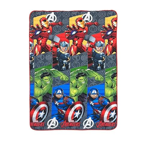 ORIGINAL INTIMO Steppdecke Disney für Einzelbett, 150 x 250 cm, verschiedene Figuren (Avengers) von ORIGINAL INTIMO