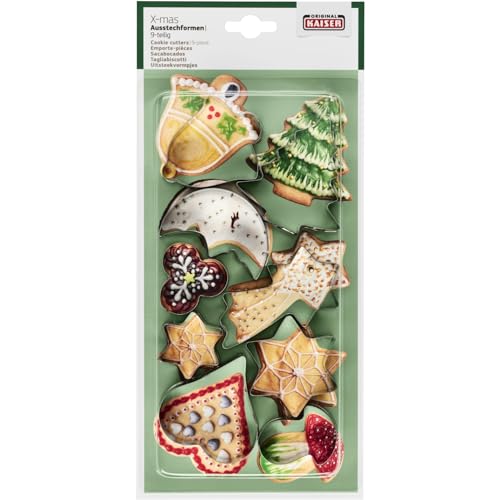 Original Kaiser 2300612867 Keksausstecher, Plätzchenausstecher, Cookie Cutter, zum Ausstechen von Plätzchen, Keksen, Fondant, Blechstahl Original Kaiser 2300612867 Keksausstecher, Plätzchenausstecher, Cookie Cutter, zum Ausstechen von Plätzchen, Keksen, Fondant, Blechstahl von ORIGINAL KAISER