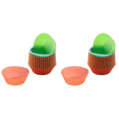 Original Kaiser Inspiration Muffin Förmchen Papier, 150 Stück, bunt, Standardgröße 7 cm, Muffinförmchen Papier fettdicht, ideal für süße und herzhafte Muffins (Packung mit 2) von ORIGINAL KAISER