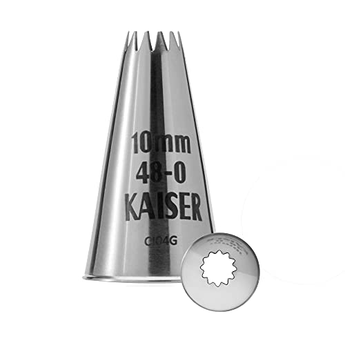 Original Kaiser Kronentülle 10 mm, Spritztülle, Edelstahl rostfrei, falz- und randfrei von ORIGINAL KAISER