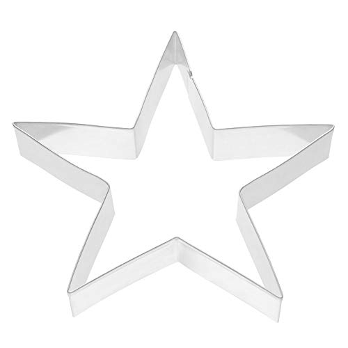 Original Kaiser Lebkuchen-Ausstechform Stern groß 11,5 x 11,5 x 2,5 cm, Weihnachten Ausstecher Stern groß Edelstahl, leichtes präzises Ausstechen, sichere angenehme Handhabung von ORIGINAL KAISER