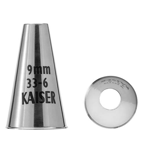 Original Kaiser Lochtülle 9 mm, Spritztülle, Edelstahl rostfrei, falz- und randfrei von ORIGINAL KAISER