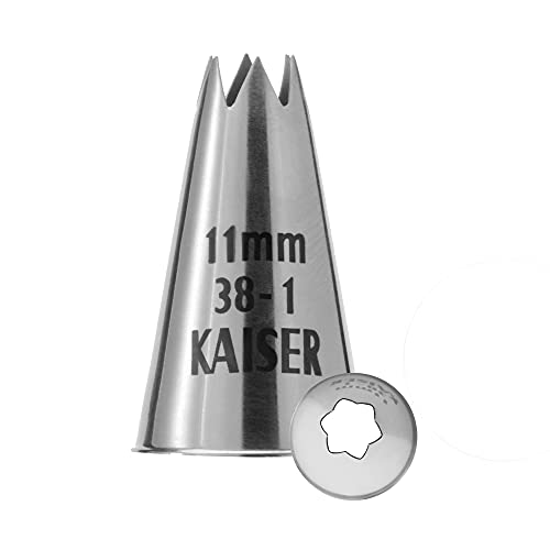 Original Kaiser Sterntülle 11 mm, Spritztülle, Edelstahl rostfrei, falz- und randfrei von ORIGINAL KAISER