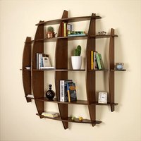 Wandregal aus Holz, Bücherregal mit Nussbaum‑Finish, made in italy, mod. Luna, L150 x P30 x H150 Wandregal aus Holz, Bücherregal mit Nussbaum‑Finish, made in italy, mod. Luna, L150 x P30 x H150 von ORIGINAL LEGNO ITALIA