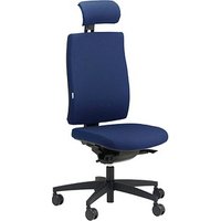 ORIGINAL STEIFENSAND Bürostuhl Ceto Comfort, CT 43501S2 251 Stoff blau, Gestell schwarz von ORIGINAL STEIFENSAND