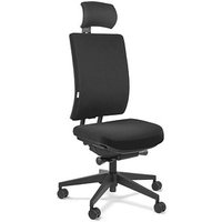 ORIGINAL STEIFENSAND Bürostuhl Volto Plus Comfort, VP 43501S2 250 Stoff schwarz, Gestell schwarz von ORIGINAL STEIFENSAND