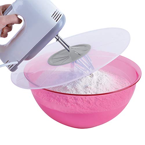 ORION GROUP Spritzschutzdeckel | Spritzschutz für Mixer | Rührschüssel | Verhindert lästiges Spritzen des Teigs beim Mixen von orion group