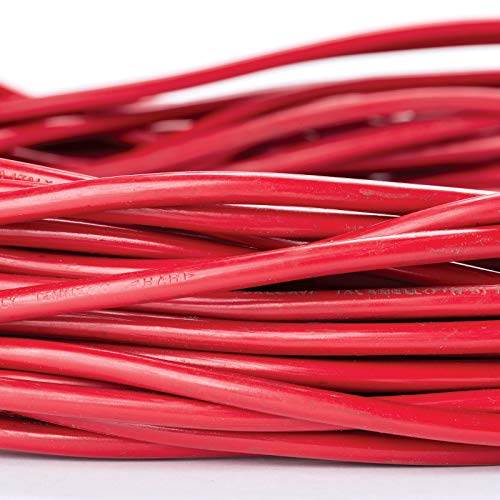 10 meter Zuleitung H02VV-F 2 x 0,75mm PVC isolierte Rundleitung Leuchtenkabel Lampenkabel Kabel Anschlusskabe 10ml (rot) von ORION LIGHTSTYLE