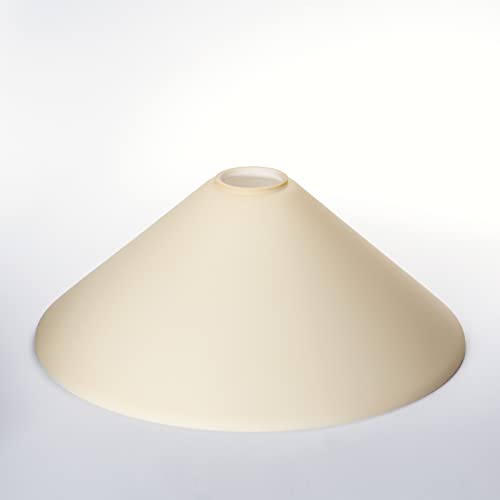 Glas Kegelglas Ersatzglas für Hängeleuchte Pendelleuchte in verschiedenen Farben für E27 Fassung Leuchtenglas Ø 30cm Champagner von ORION LIGHTSTYLE