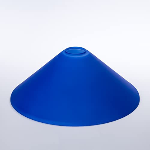 Glas Kegelglas Ersatzglas für Hängeleuchte Pendelleuchte in verschiedenen Farben für E27 Fassung Leuchtenglas Ø 30cm Kobaltblau von ORION LIGHTSTYLE