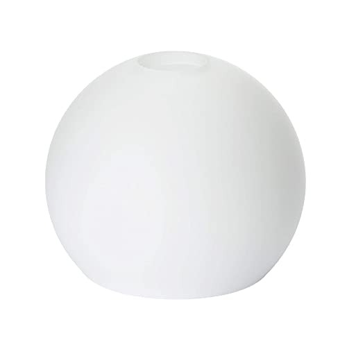 Glas Lampenschirm Ersatzglas halb Kugel weiß G9 Lochmaß Fassung ø 23 mm opal matt Leuchtenglas Halbkugel von ORION LIGHTSTYLE