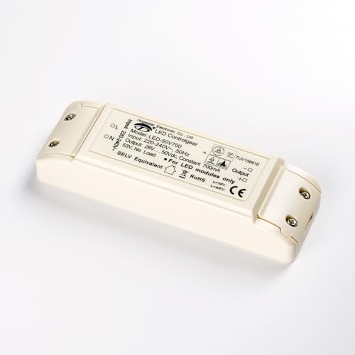 HOPESTAR LED Electronic Controlgear LED-50V700 700mA 30V 50Vdc 35W Trafo Transformator Beige von ORION LIGHTSTYLE
