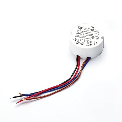 KEGU LED Driver KDMH021S0400RC25 400mA 36-52V Elektronischer Transformator Trafo Treiber Dimmer dimmable dimmbar rund weiß von ORION LIGHTSTYLE