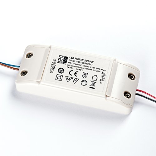 LED Driver KEGU 12W 250mA 17-42V KED12W250R17 Treiber Trafo Transformator von ORION LIGHTSTYLE