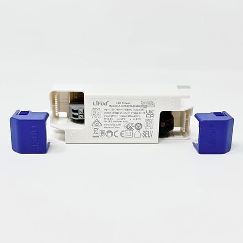 LIFUD Driver LF-GIF013YS0350H für LED Module Elektronischer Treiber SELV Trafo Transformator 220-240 Volt 14.7 Watt 25-42V 0.09A 350mA(CC) weiß blau von ORION LIGHTSTYLE