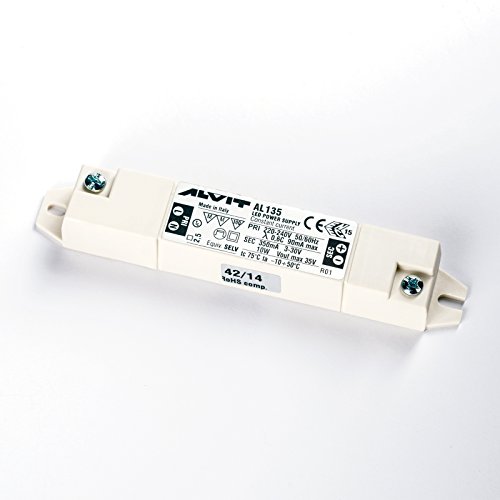 ORION LICHTSTYLE LED Driver ALVIT AL135 Elektronischer Transformator 350mA 10 Watt 3-30 Volt Led Power Supply Treiber Weiß von ORION LIGHTSTYLE