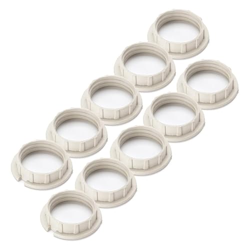 ORION LIGHTSTYLE 10 Stück Schraubringe für G9 Lampenfassungen Lampenschirme 20mm aus PVC hitzebeständig leicht weiß ORION LIGHTSTYLE 10 Stück Schraubringe für G9 Lampenfassungen Lampenschirme 20mm aus PVC hitzebeständig leicht weiß von ORION LIGHTSTYLE