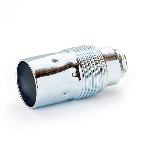 ORION LIGHTSTYLE Fassung E14 Metall Lampenfassung Kronleuchter Leuchtenfassung (Chrom) von ORION LIGHTSTYLE