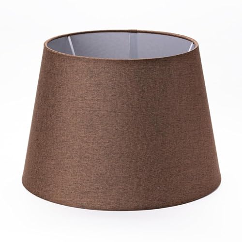 ORION LIGHTSTYLE Lampenschirm Textilschirm für Steh- und Tischleuchten E27 Fassung Ersatzschirm Stoff Durchmesser 330mm Höhe 230mm braun von ORION LIGHTSTYLE