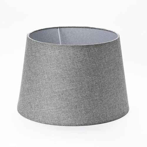 ORION LIGHTSTYLE Lampenschirm Textilschirm für Steh- und Tischleuchten E27 Fassung Ersatzschirm Stoff Durchmesser 330mm Höhe 230mm grau von ORION LIGHTSTYLE