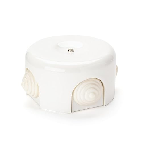 ORION LIGHTSTYLE Verteilerdose Keramik Affenschaukel Baldachin Deckendose Rosette Abzweigdose Abdeckung Weiß von ORION LIGHTSTYLE