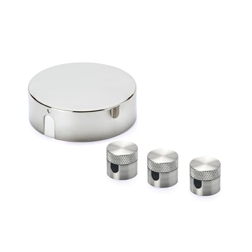 ORION LIGHTSTYLE Verteilerset mit Verteilerdose inkl. 3 Pins Deckenpin Baldachin Deckendose Rosette Abzweigdose Abdeckung Silber Chrom von ORION LIGHTSTYLE