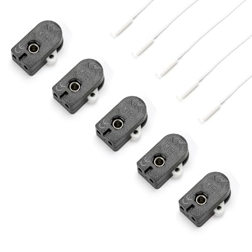 ORION LIGHTSTYLE Zugschalter mit Schnur Ersatzschalter Schnurschalter für Stehlampen Tischlampen Wand-Leuchten Weiß 5 Stück von ORION LIGHTSTYLE