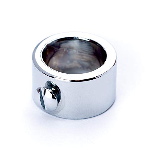 Stellring Messing für Rohr Ø 10 mm seitlich Feststellstellschraube/veredelt Stellschraube Schraube Ring chrom silber von ORION LIGHTSTYLE