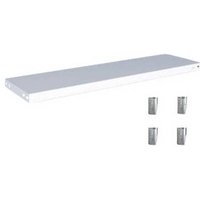 Orion Regalsysteme K10030M/040 Fachboden (B x T) 1000mm x 300mm Stahl kunststoffbeschichtet Lichtgra von ORION REGALSYSTEME