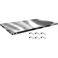 Orion Regalsysteme Z13080L/051 Fachboden (B x T) 1300mm x 800mm Stahl verzinkt Verzinkt Metallboden von ORION REGALSYSTEME