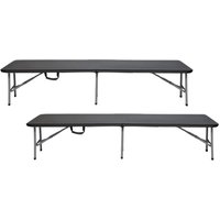 2er-Pack Klappbare Catering-Bänke 180x28x43cm O91 von ORION91