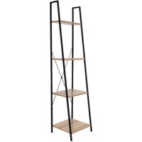 Metallregal mit 4 Holzböden Oren 148x34x32,5cm 7house von 7HSEVENON