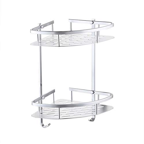 ORLOVA Duschablage, Badezimmer-Duschregal-Organizer, Space-Aluminium-Badezimmerregal, Dusche, Shampoo, Seife, Kosmetikregale, Badezimmer-Accessoires, Aufbewahrungsorganisator, Rack-Halter von ORLOVA