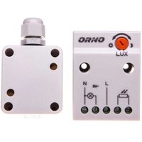 Dämmerungssensor mit externer Sonde im Gehäuse 2300W 2-100lx IP65/IP20 weiß OR-CR-232 von ORNO