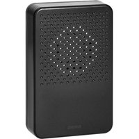 Eintonige kabelgebundene elektronische Türklingel LARK MAXI 230V schwarz OR-DP-MR-161/B Eintonige kabelgebundene elektronische Türklingel LARK MAXI 230V schwarz OR-DP-MR-161/B von ORNO