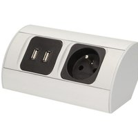 Unterschrank-Möbelsteckdose 230V + 2xUSB - OR-AE-1310 von ORNO