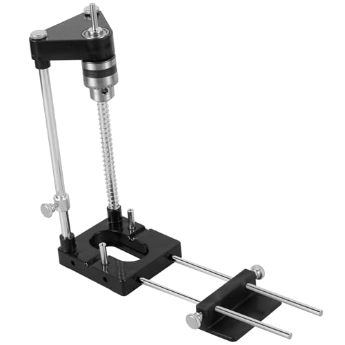 Bohrständer mit Bohrfutter Verstellbar Bohr- und Werkzeugständer 40-192mm Einstellungsgrad Vertikal Bohrständer für Bohrmaschine Akkuschrauber Schraubenzieher von OROMYO