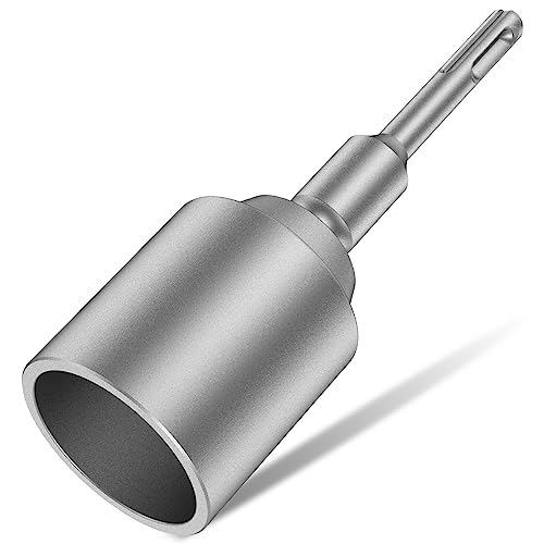 OROMYO Erdnageleintreiber SDS Plus 45mm Erdnageleintreiber zum Einstecken von Tiefenerder Multifunktion Nageleintreiber SDS Plus Kompatibel mit Verschiedenen SDS-PLUS Bohrhämmern (45mm) von OROMYO