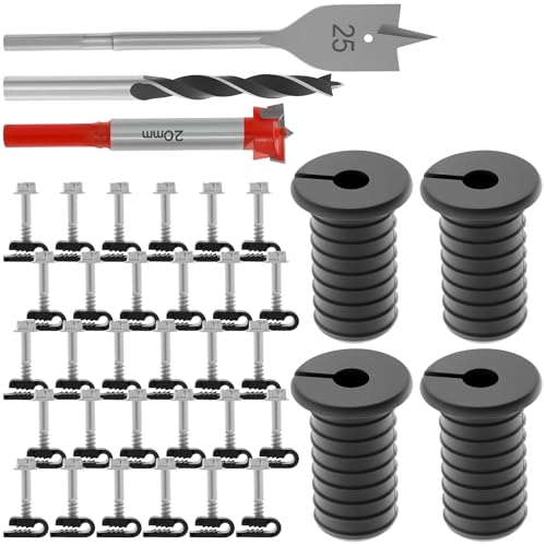 Kabelinstallations Kit, Wanddurchführung Kabel mit Spatenbohrer Außen Mauerdurchführung Kabel Wanddurchführung(schwarz) von OROMYO