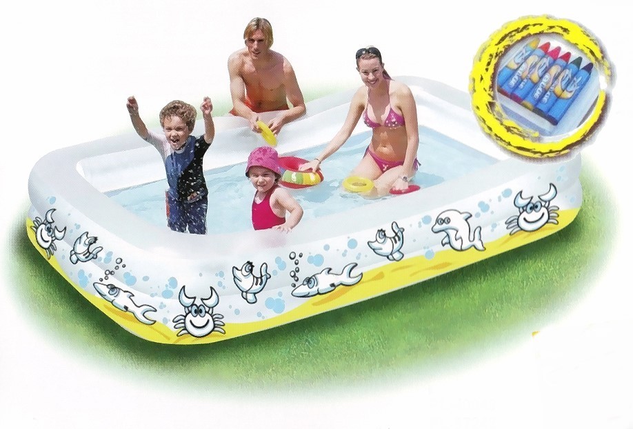 Color Me Pool Planschbecken Schwimmbecken XXL 40744 von ORPC