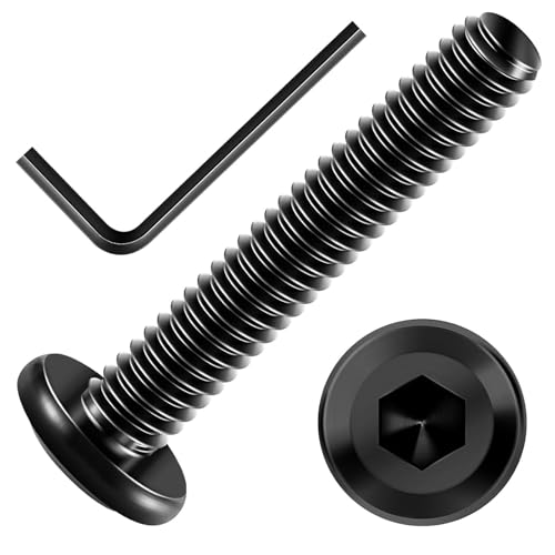 20 Stück M4 x 20 Schrauben, Flachkopfschrauben, Innensechskant Edelstahl A2 V2A Vollgewinde Schwarzes Oxid mit Hex Key 20 Stück M4 x 20 Schrauben, Flachkopfschrauben, Innensechskant Edelstahl A2 V2A Vollgewinde Schwarzes Oxid mit Hex Key von ORTAVA